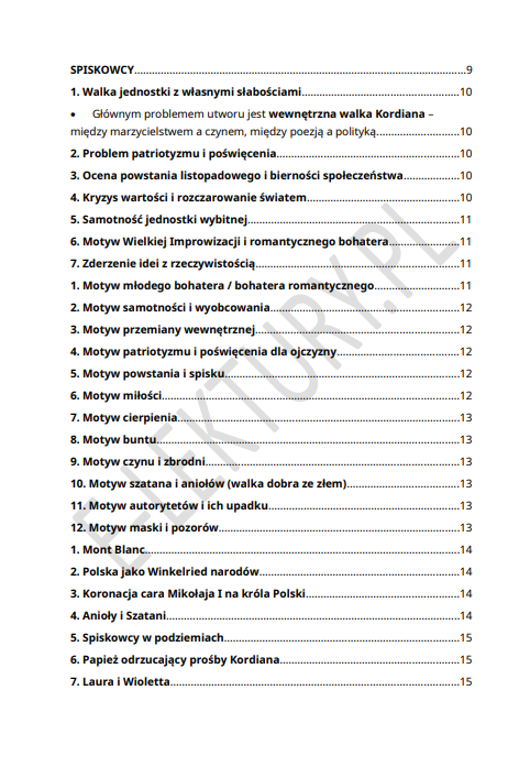 Podgląd Kordian